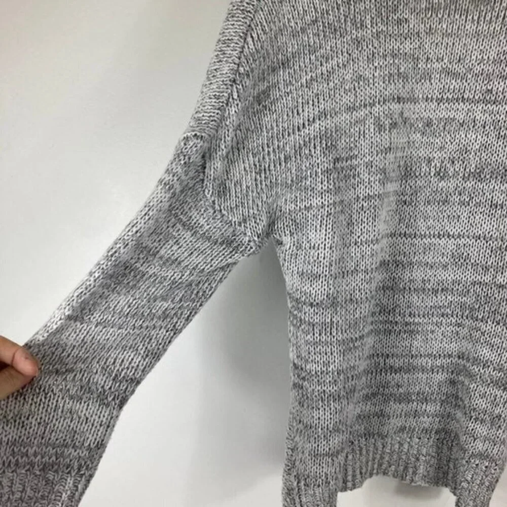 Womens Aeon Hayden Cross Over Sweater‎ Gray M